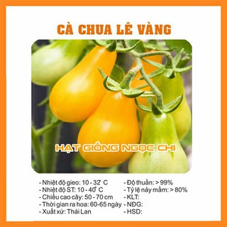 Hạt Giống Cà Chua Lê Vàng - 30 Hạt