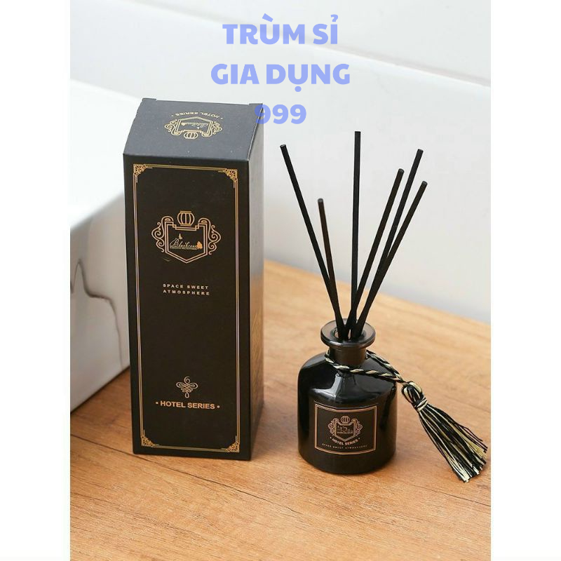 chai tinh dầu để phòng, bàn làm việc màu đen, Tinh Dầu Thơm Phòng, Nước Hoa Để Bàn Sang Trọng