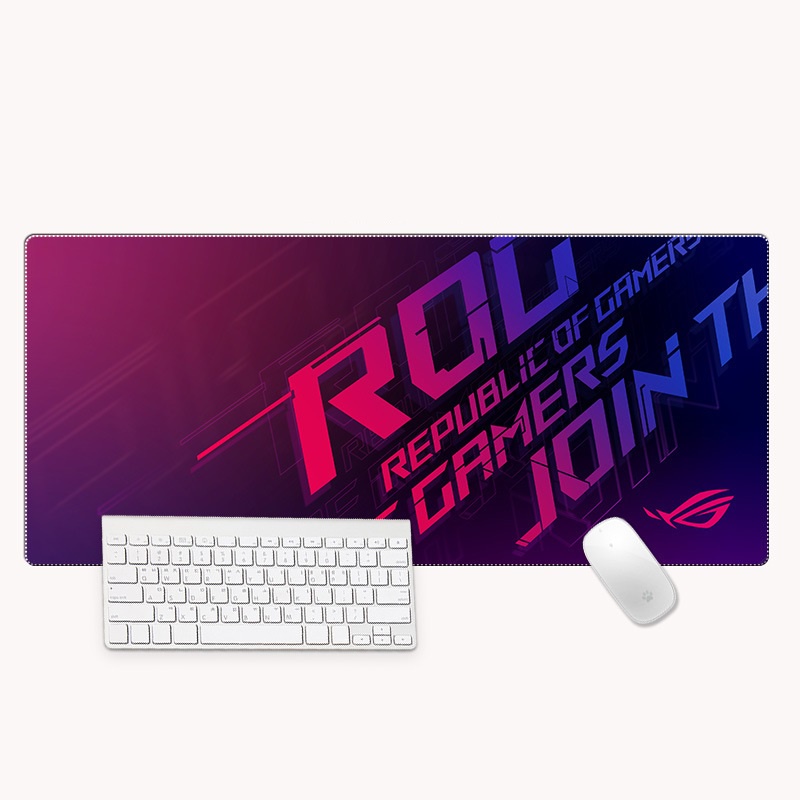 [Video/Ảnh thật] Lót chuột ROG chống nước 80x30 dày 3mm siêu cá tính