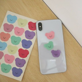 Sticker Đầu Gấu Nhiều Màu/ Stickers Dán Trang Trí
