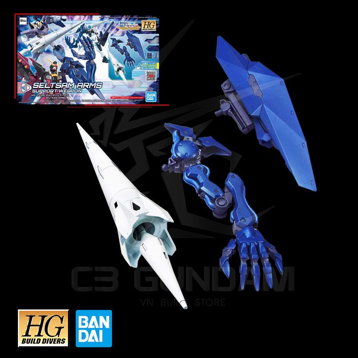 MÔ HÌNH GUNDAM BANDAI HG 015 1/144 SELTSAM ARMS HGBD:R GUNDAM BUILD DIVER