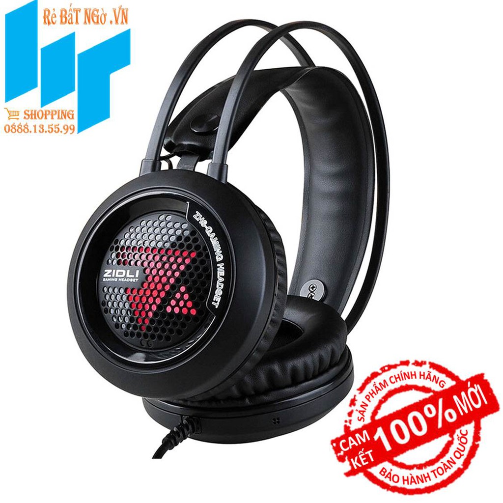 Tai nghe Over-ear Zidli ZH6 7.1 Đen