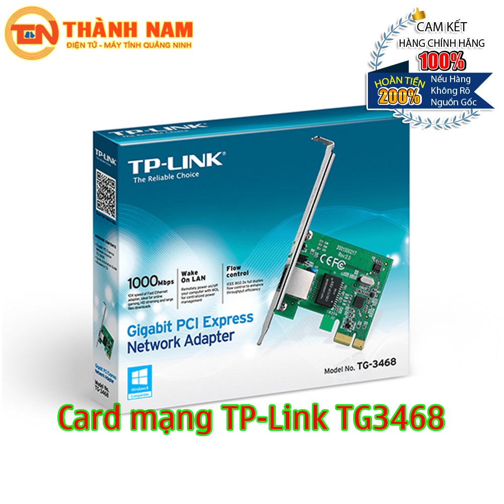 [FREESHIP 99K]_Card mạng TP-Link TG3468 chuẩn Gigabit PCI Express
