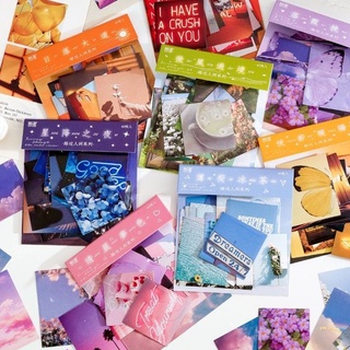 ❤Set 10 sticker trang trí sổ tay theo tông màu🧡
