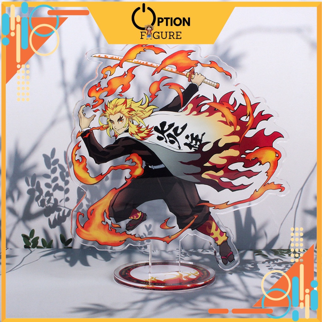 Mô Hình Standee Anime Kimetsu no Yaiba bằng Acrylic hiệu ứng, Mô Hình Thanh Gươm Diệt Quỷ mica Standee arcylic 14-17cm