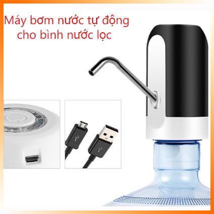 Vòi bơm nước tự động có sạc USB, Vòi hút nước tự động - Hàng loại 1, pin lâu, hút mạnh, áp suất cao