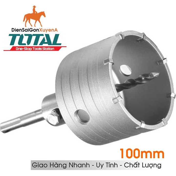 Mũi khoan lỗ khoét lỗ tường bê tông 100mm TOTAL TAC43100 - DSG