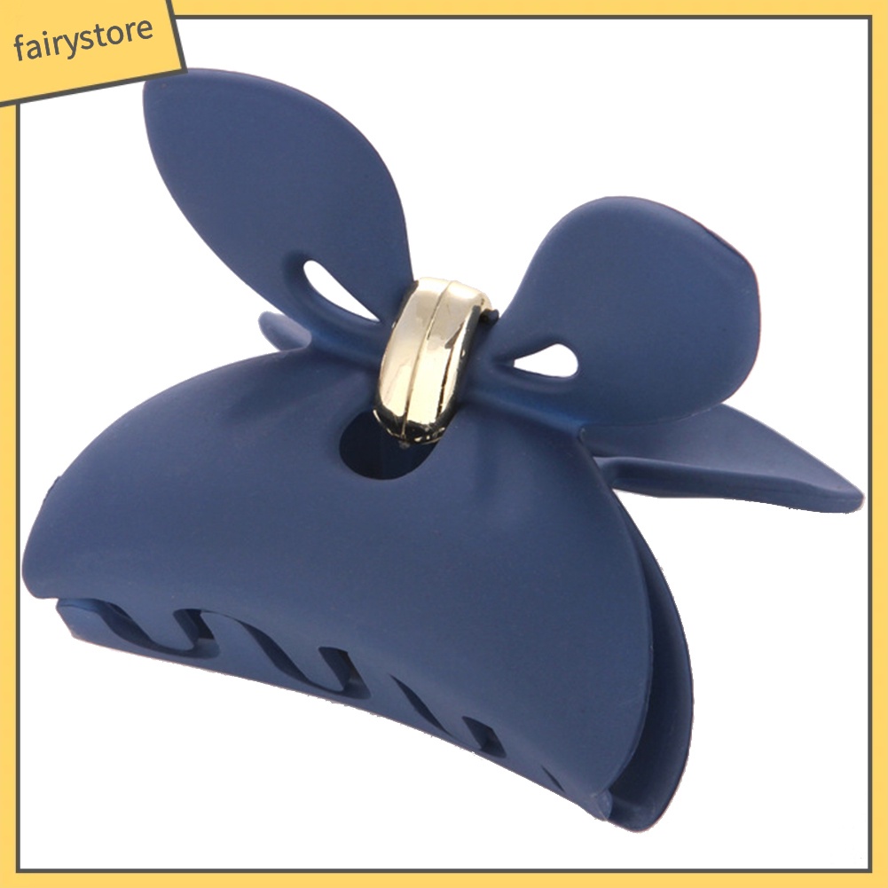 Kẹp tóc nhựa hình hàng cua màu kẹo xinh xắn