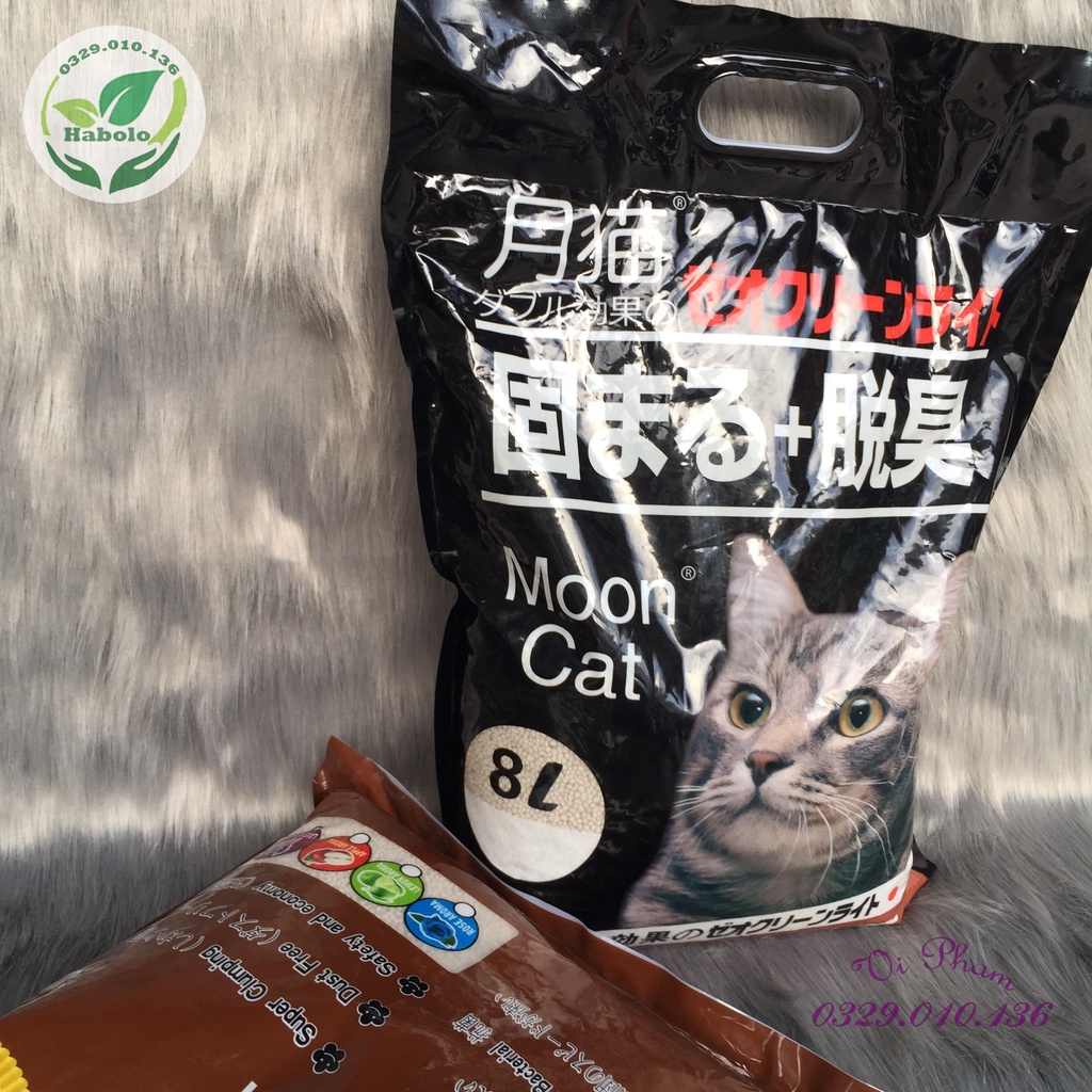 [Hỏa Tốc HCM] Cát vệ sinh cho mèo Catlike - Cat litter siêu khử mùi, siêu tiết kiệm, diệt khuẩn 8L.