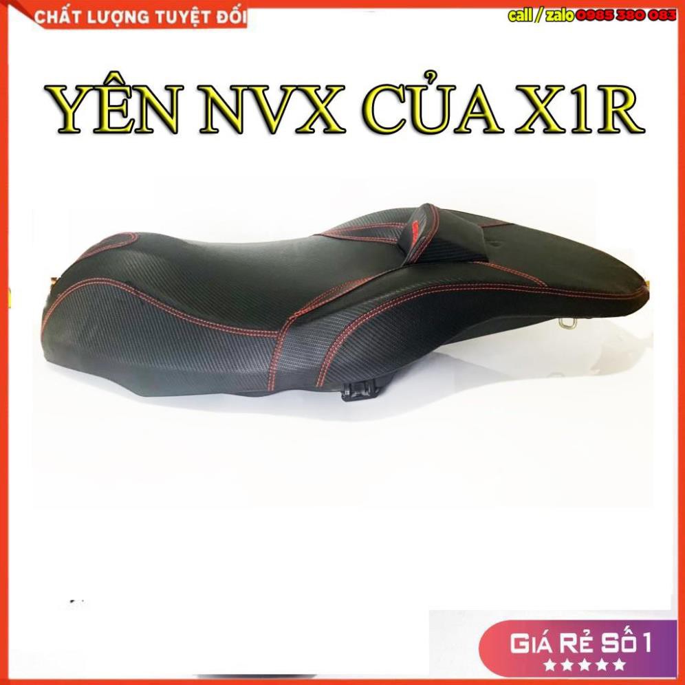 🚀 YÊN XE NVX CHÍNH HÃNG X1R  ( MÀU ĐEN KIỂU THÁI) 🚀