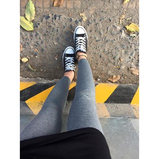 Quần legging thun xám