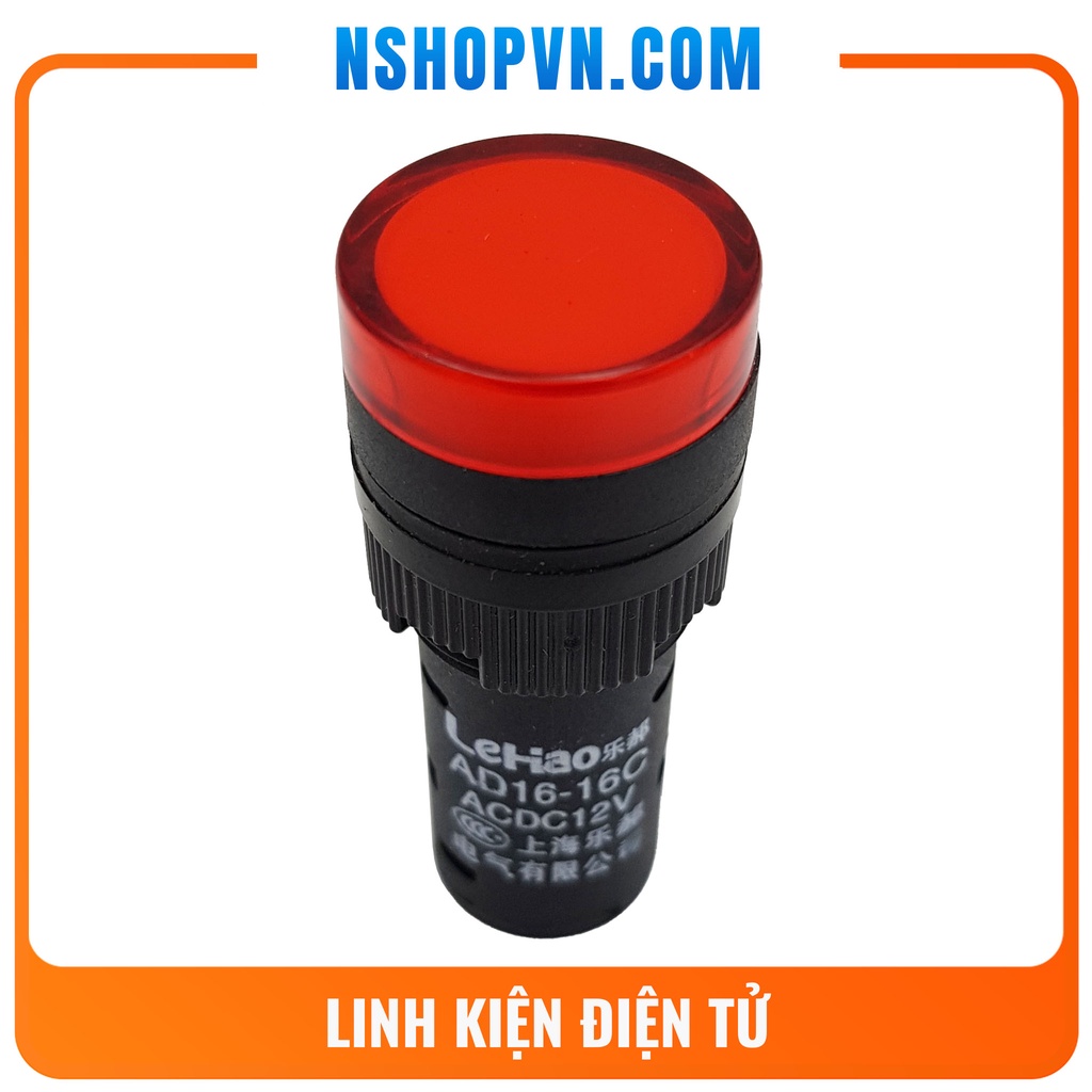 Đèn báo AD16-16C đỏ 12V, 24V, 220V
