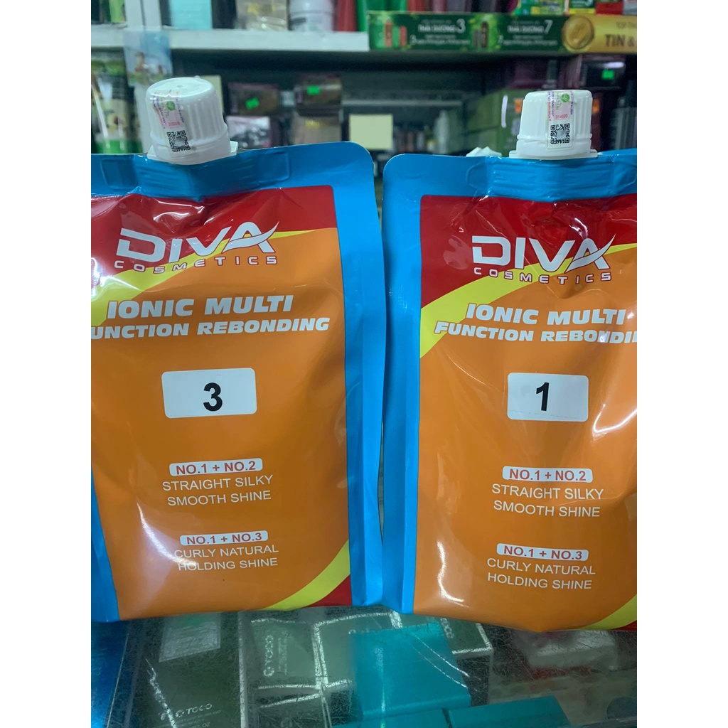 Cặp Kem Uốn ép đa năng Diva 1000ml x2