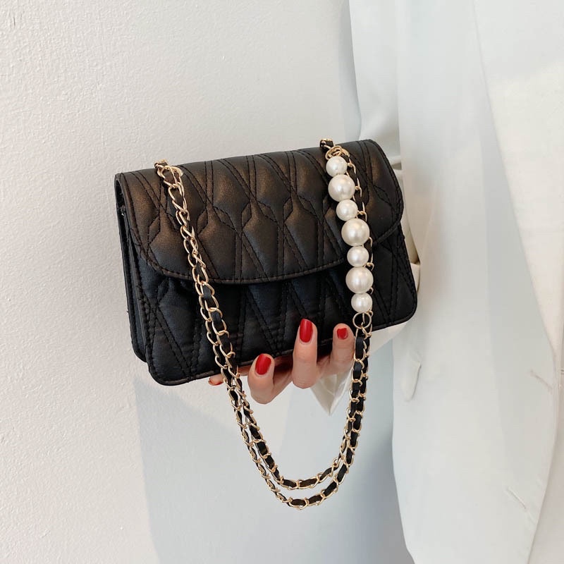 [AFF7SPP Giảm 30K đơn 150K]Túi đeo dây đính hạt trân châu cao cấp sang chảnh cho nữ [Bel56]