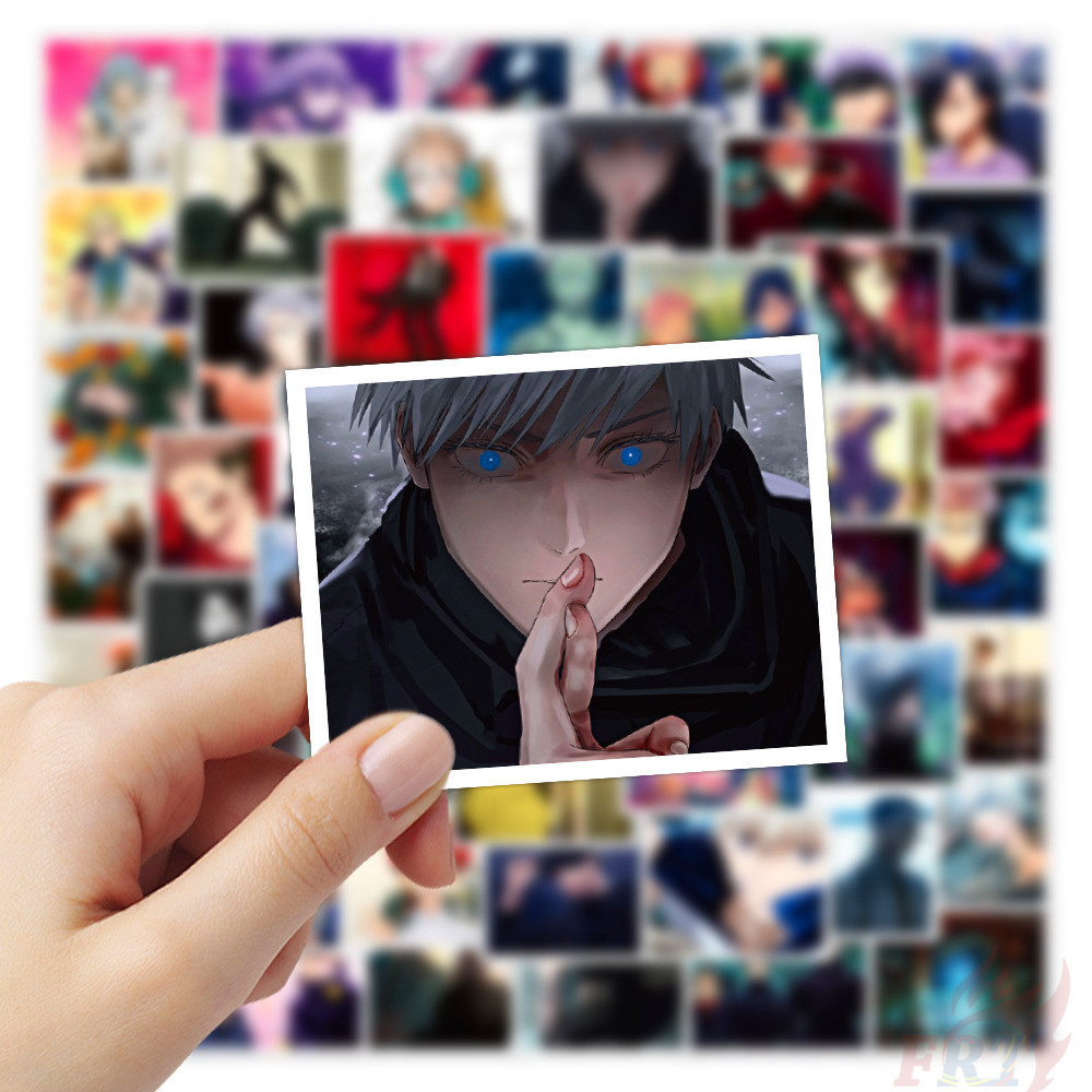 Bộ 50 Miếng Dán Hình Anime Mini Jujutsu Kaisen - Series 08 Chống Thấm Nước Thời Trang
