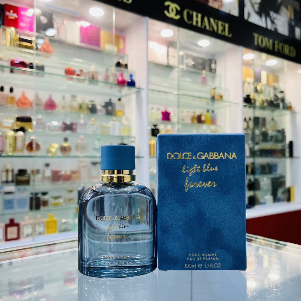 {Fullbox} Nước hoa nam D&G Light Blue Forever Pour Homme EDP - Hương bưởi và cam Begamote nhẹ nhàng, lịch lãm