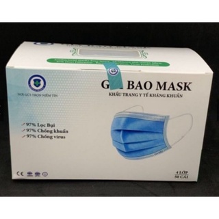 Khẩu trang y tế đen Bisou 4 lớp ( Hộp 50 cái)