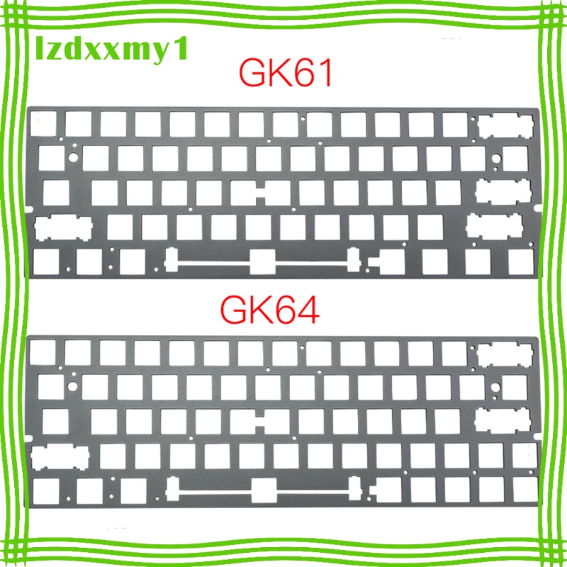 Kiddy CNC Aluminum Positioning Board Plate-mounted Stabilizers Keyboard DIY fits for GK61/GK64, High quality Spare Parts