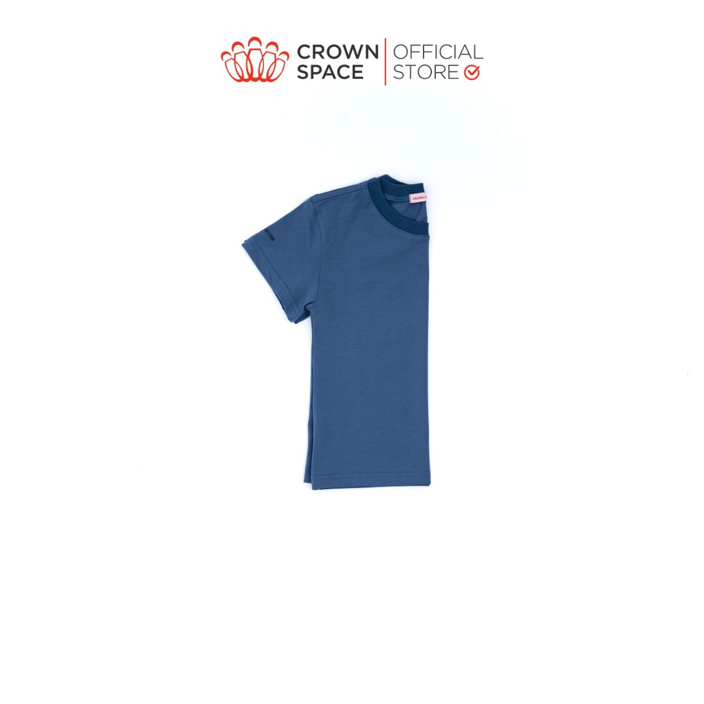 [PHIÊN BẢN CAO CẤP PREMIUM]Áo Phông Bé Trai Crown Space Fashion CKBS2110707 TShirt Vải Cotton Thoáng Mát Từ Size 5-10