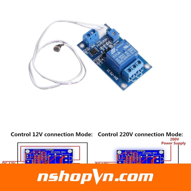 Công tắc cảm biến ánh sáng Relay V3