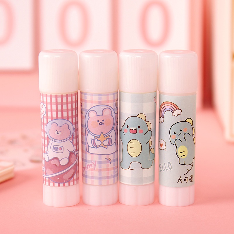 1 Cây Keo Dán Kiểu Hoạt Hình Xinh Xắn Dành Cho Văn Phòng Trường Học