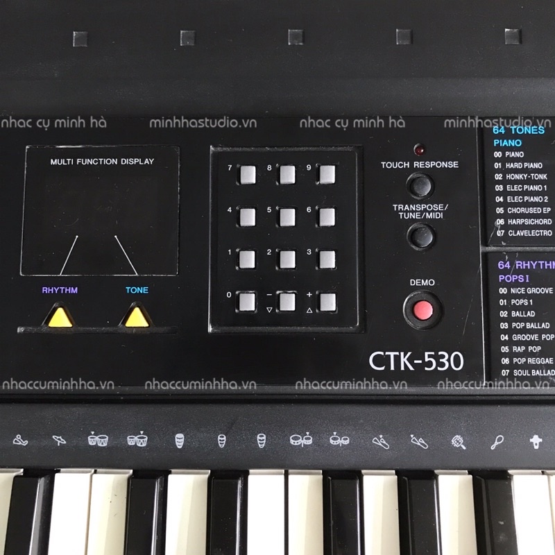 Organ Casio CTK-530, đàn nội địa Nhật xịn, phím cảm ứng, âm thanh tuyệt hay