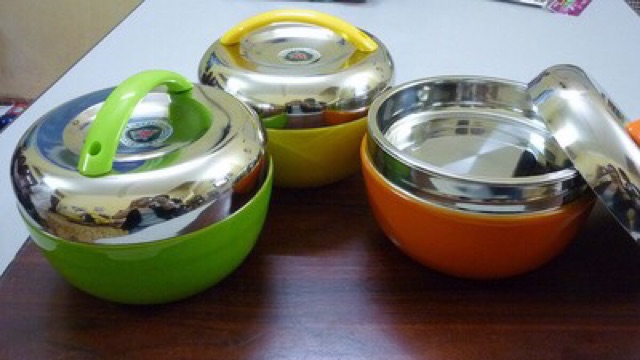 Cặp lồng cơm giữ nhiệt 2 tầng hình quả táo