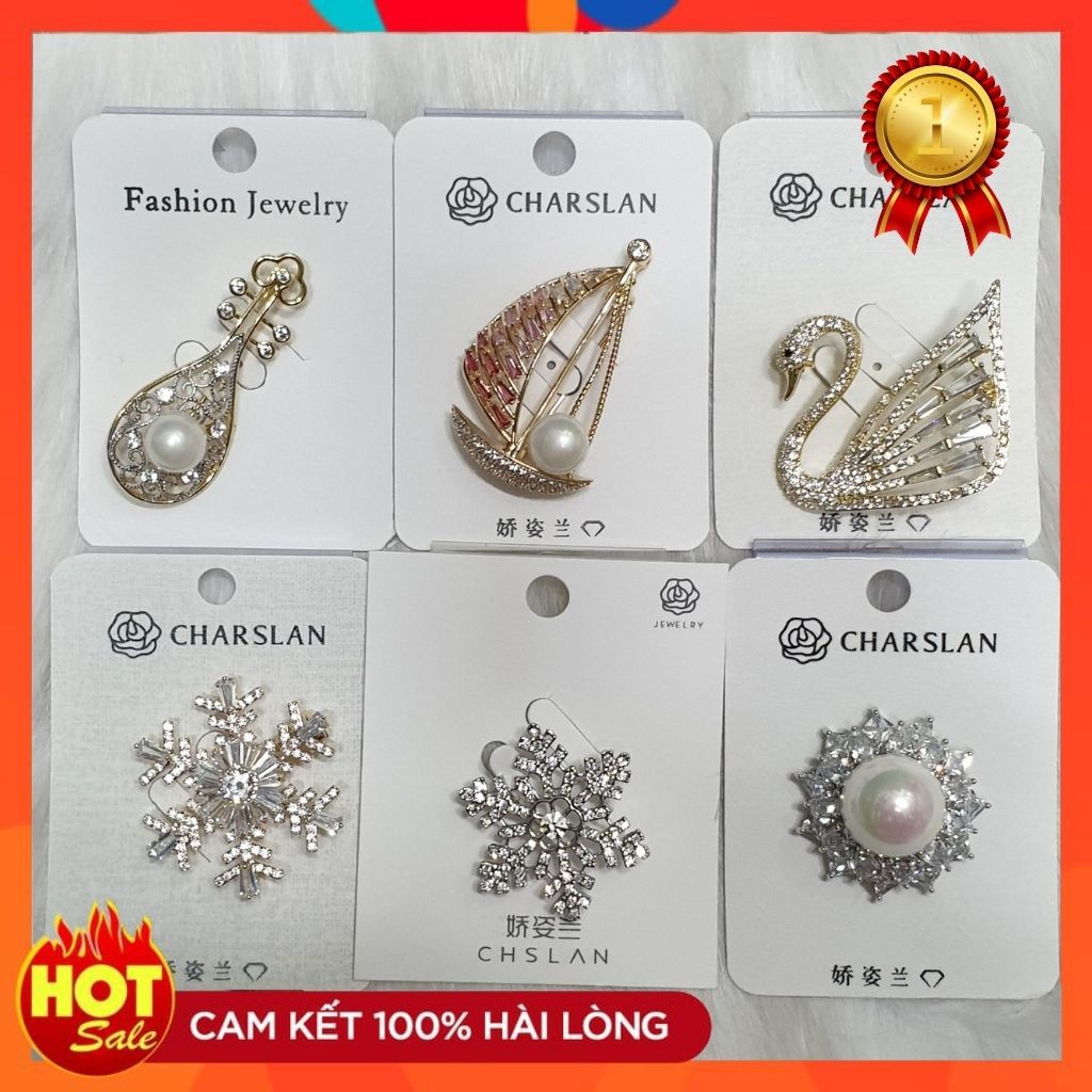 Cài áo đính đá Rhinestone mặt trời