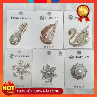Cài áo đính đá Rhinestone mặt trời