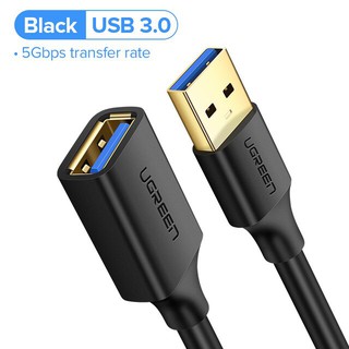 Cáp nối dài USB 3.0 hỗ trợ sạc và truyền dữ liệu mạ vàng 24k chính hãng Ugreen