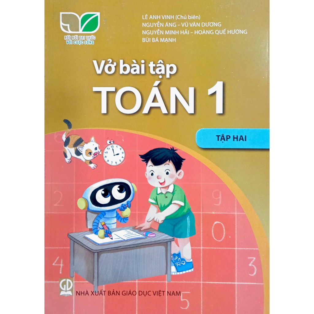 Sách - Vở bài tập Toán 1 - Tập 2 (Thuộc bộ sách Kết Nối Tri Thức)