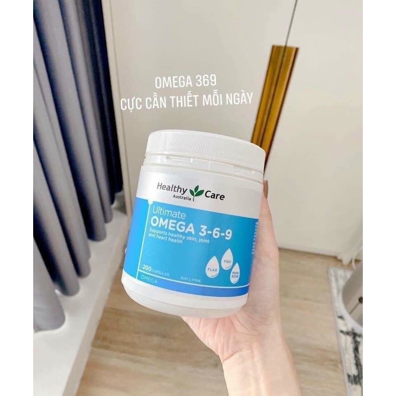 Viên uống bảo vệ sức khỏe omega 369 healthy care