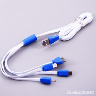 DÂY SẠC ĐA NĂNG - SẠC 4 ĐẦU XANH