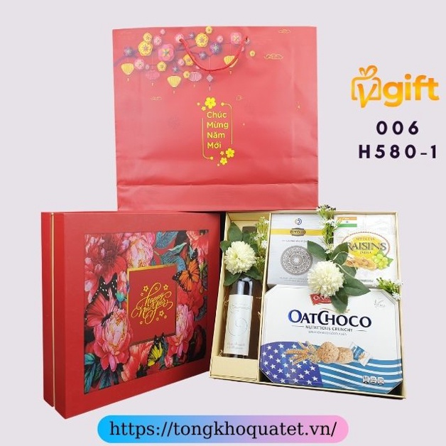 Hộp Quà Tết Mẫu Hộp 550 - 580 ( 5 Hộp Quà Tết ) | BigBuy360 - bigbuy360.vn