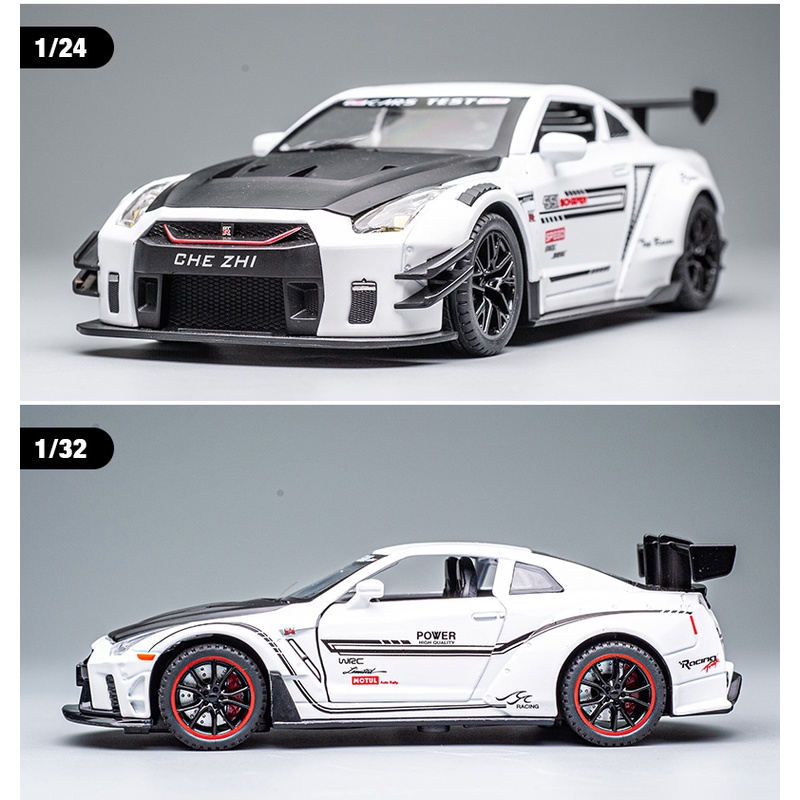 Mô Hình Xe Hơi Nissan GTR Bằng Hợp Kim Tỉ Lệ 1: 24