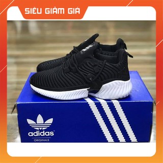 Giày Das Alphabounce Instinct nam đen + TẤT+ HỘP