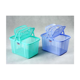 (được chọn màu) Giỏ Nhựa Đi Sinh Có Nắp Loại Đại hàng Duy Tân