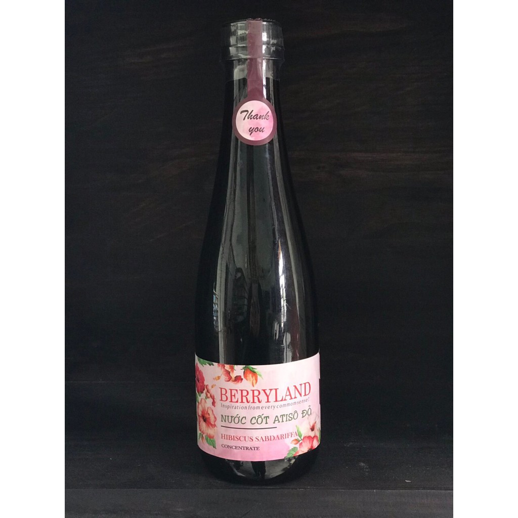 Nước cốt atiso đỏ chai 500ml Berryland