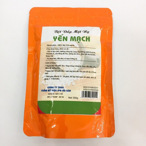 Bột Đắp Mặt Nạ Yến Mạch 300g