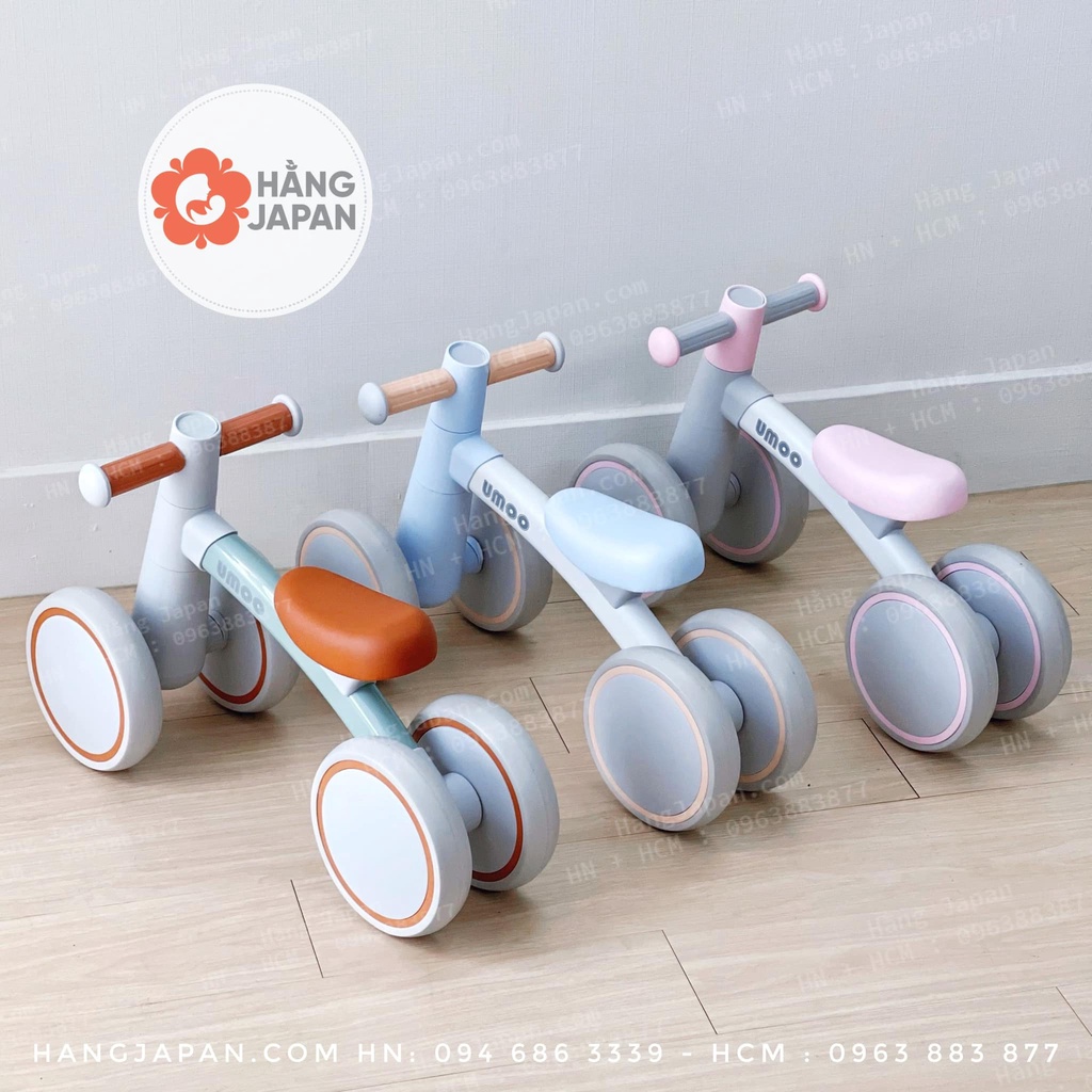 Xe chòi chân tập đi cho bé Boso/UMOO bốn bánh thời trang phong cách Hàn Quốc