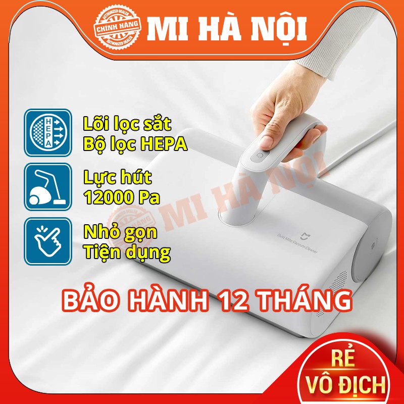 Máy Hút Bụi Diệt Khuẩn UV Xiaomi Mijia Mite Removal 12000Pa / Mite Wireless không dây lực hút 16000Pa - BH 12 Tháng