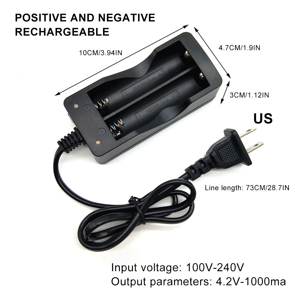 Thiết bị sạc pin lithium 18650 DIYMORE thông minh có dây cáp