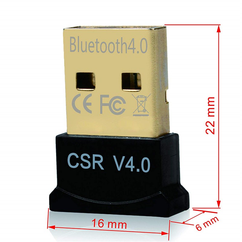 Bộ ChuyểN ĐổI USB Không Dây CSR 4.0 Mini Không Dây Cho PC Windows