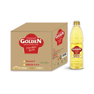 {Đơn 199k tặng Vá Inox} Thùng dầu ăn Ranee Golden 1 lít (1 lít x 12 chai)