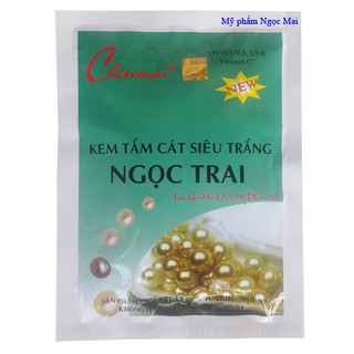 Kem tắm Ngọc Trai CHENMAI siêu trắng bậc tone nhanh không vàng lông 150g