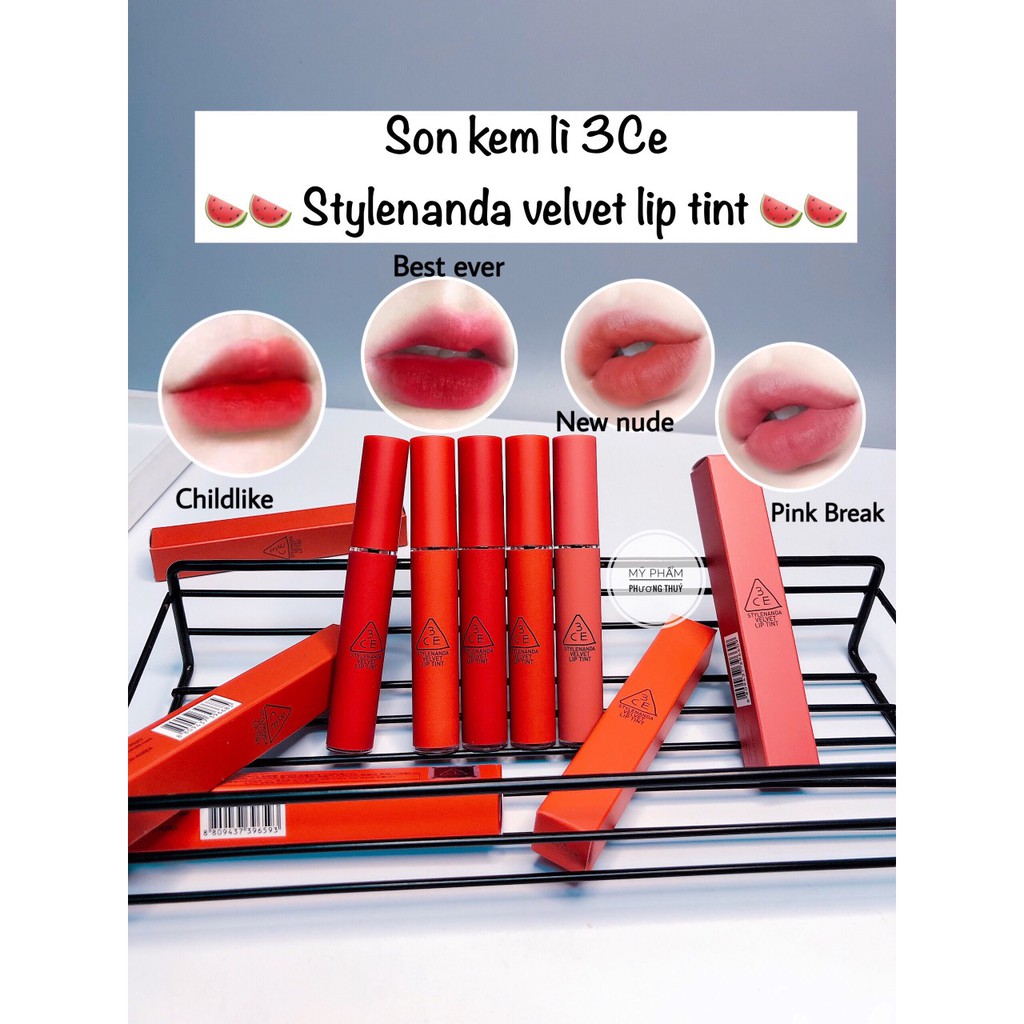 [Chính Hãng] SON KEM 3CE VELVET LIP TINT | BigBuy360 - bigbuy360.vn