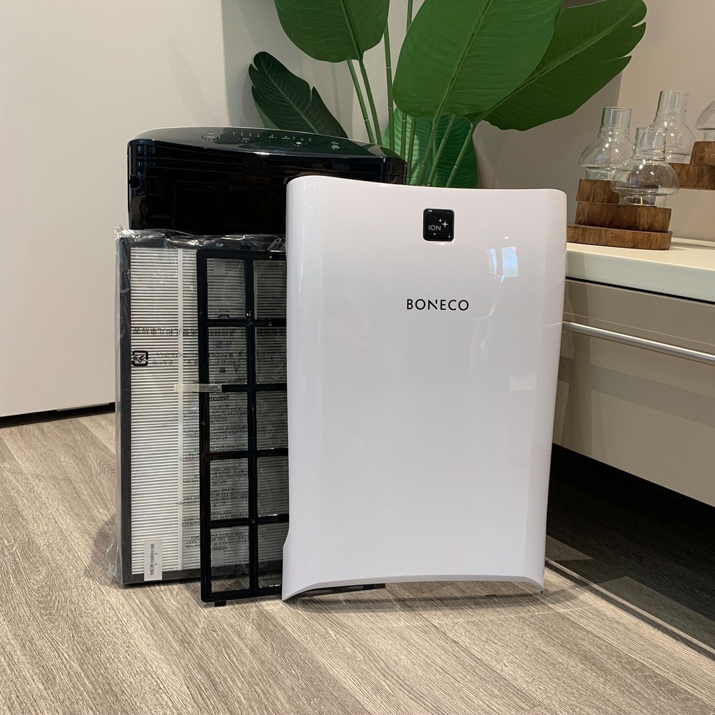 Máy Lọc Không Khí Cao Cấp BONECO P340 Tạo Ion Âm, Khử Mùi, Diệt Khuẩn, Lọc Bụi, Báo Ô Nhiễm