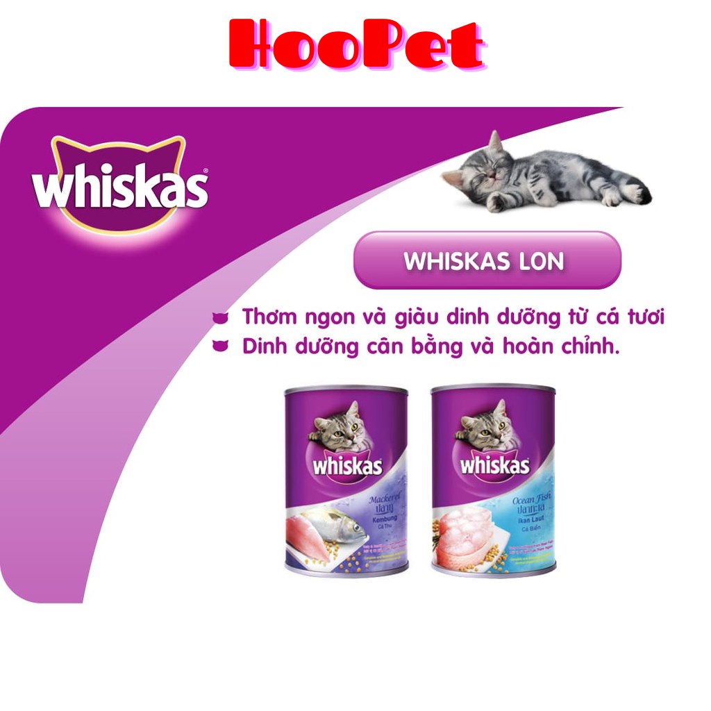 Thức Ăn Cho Mèo Whiskas Adult Gói 400g- Thức ăn khô cho Mèo