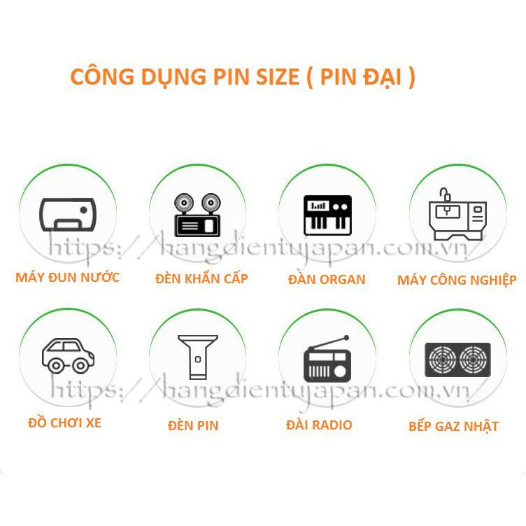 Bộ 2 Pin Đại ( Size D ) Doublepow 1.5V - 9000mWh