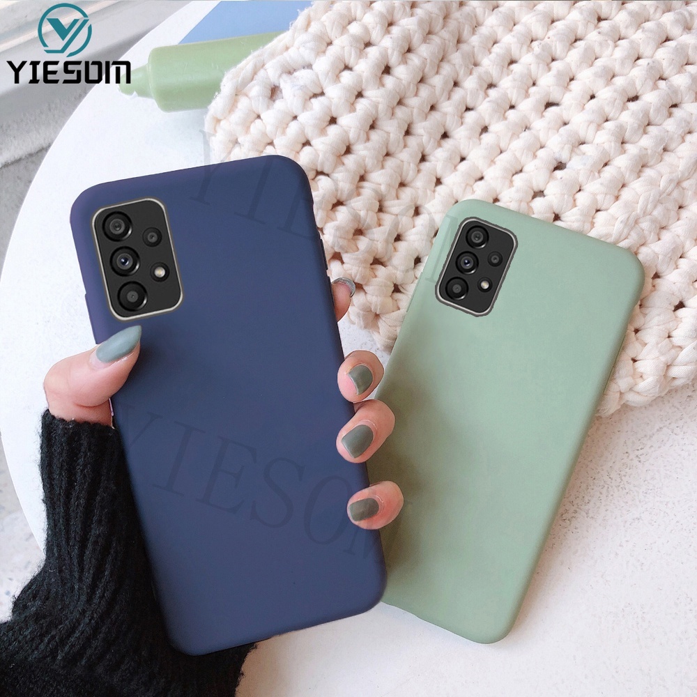 Ốp Điện Thoại TPU Silicone Mềm Màu Kẹo Nhám Cho Samsung Galaxy A23 A33 A53 A73 5G